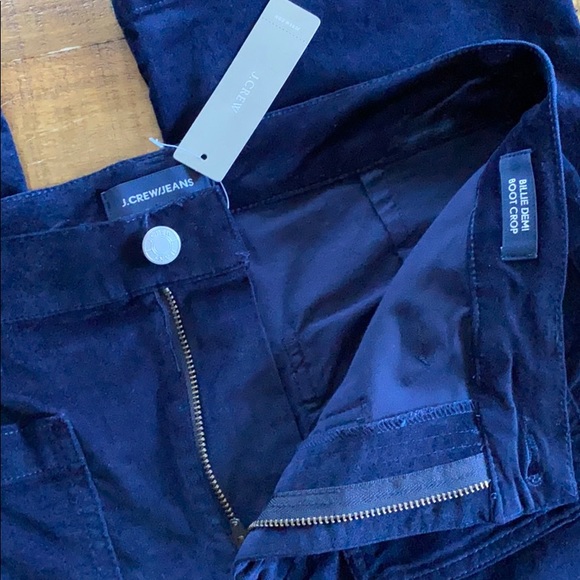 J.Crew Petite Demi-boot crop jean in velvet - Picture 5 of 5